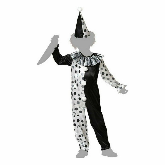 Mono Gris Payaso Unisex Infantil Con Gorro Disfraz Halloween Niño 5-6 Años Mono Gris Payaso Unisex Infantil Con Gorro Disfraz Halloween Niño 5-6 Años