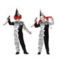 Mono Gris Payaso Unisex Infantil Con Gorro Disfraz Halloween Niño 5-6 Años