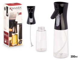 Kinvara Pulverizador Aceite Negro 200 ml 5.8x7.5x20 cm (Set de 12)