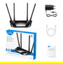 Cudy Router Wi-Fi 4G LTE LT400 N300, Cat4, 300 Mbps, Wi-Fi 4 (802.11n), Banda Única 2.4 GHz, Enrutador de Escritorio/Poste, Negro