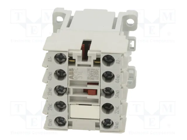 ABB Contactor 3-polar 24VDC 6A con contactos NO x3 y NC