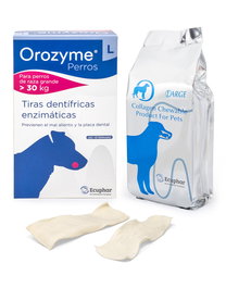 Orozyme Tiras Dentifricas "L" 141 gr para Perros