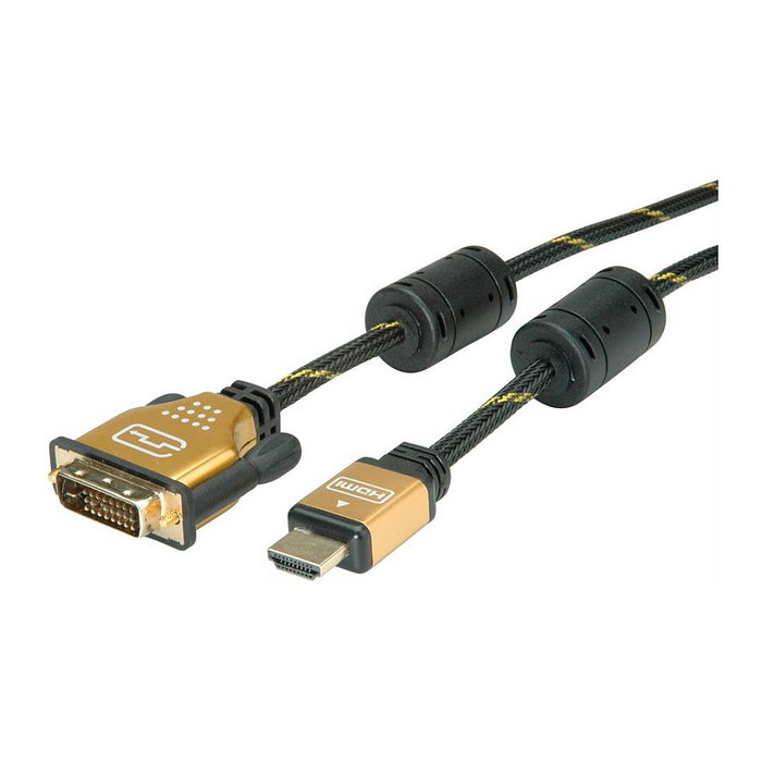 ROLINE Cable Adaptador de Video HDMI a DVI 3 m 11.04.5892