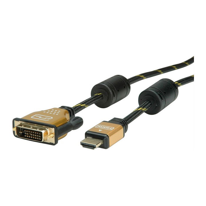 ROLINE Cable Adaptador de Video HDMI a DVI 3 m 11.04.5892