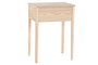 DKD Home Decor Mesita de Noche Romántico Natural 35 x 65 x 48 cm
