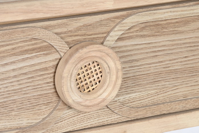 DKD Home Decor Mesita de Noche Romántico Natural 35 x 65 x 48 cm DKD Home Decor Mesita de Noche Romántico Natural 35 x 65 x 48 cm