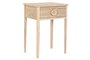 DKD Home Decor Mesita de Noche Romántico Natural 35 x 65 x 48 cm