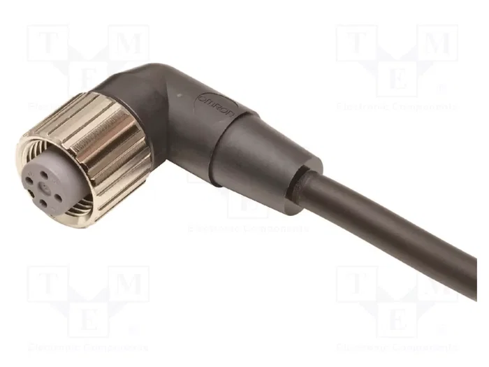 OMRON Cable para sensores M12 hembra angular 4 pines 2m PUR OMRON Cable para sensores M12 hembra angular 4 pines 2m PUR