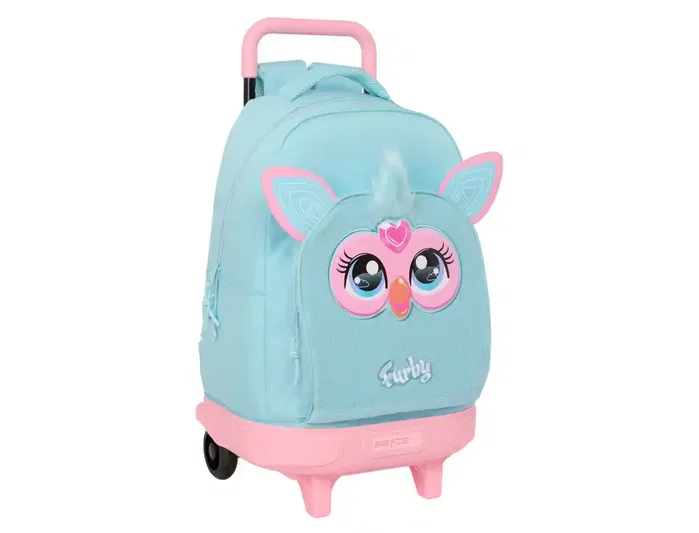 Safta Mochila Grande con Ruedas Compact Extraíble Furby