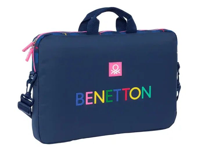 Safta Funda para Portátil Benetton Damero 15,6'' 40x27x4cm