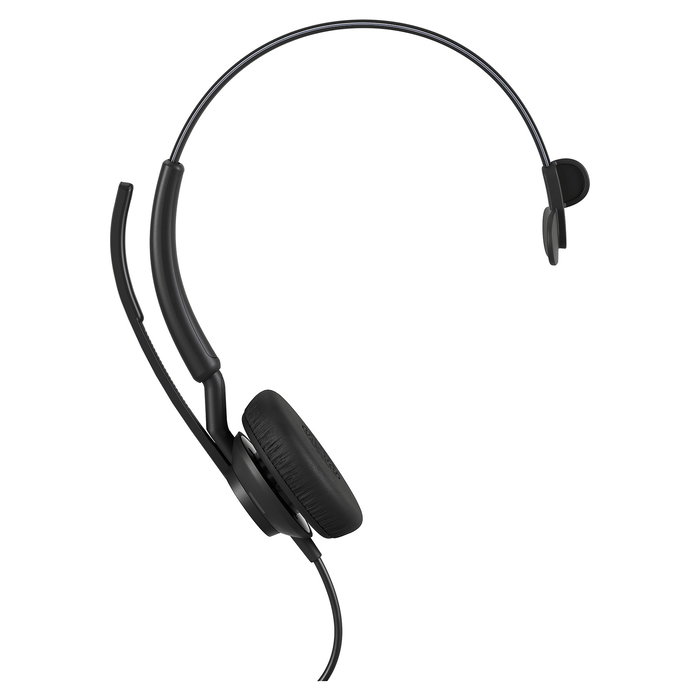 Jabra Engage 40 Inline Link Auricular de Diadema Mono para Oficina/Call Center, USB-C, Certificado para Microsoft Teams, Cisco, Zoom, Negro