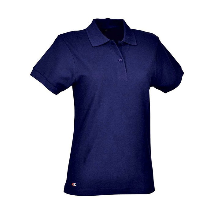 Cofra Polo Woman Giza Azul Marino Talla M 100% Algodon Piquet Gramaje 180g/m²