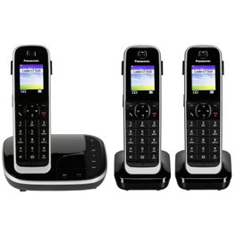 Panasonic KX-TGJ323GB con 3 auriculares y monitor de bebé