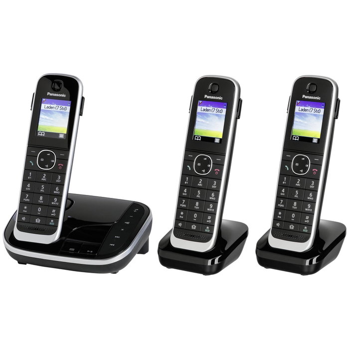 Panasonic KX-TGJ323GB con 3 auriculares y monitor de bebé Panasonic KX-TGJ323GB con 3 auriculares y monitor de bebé
