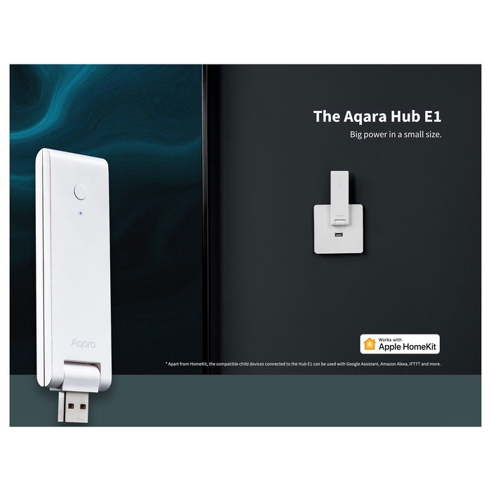 Aqara HUB E1 HE1-G01 Centro de Control para Casa Inteligente, Compatible con HomeKit y ZigBee, Conectividad WiFi 802.11n, Blanco