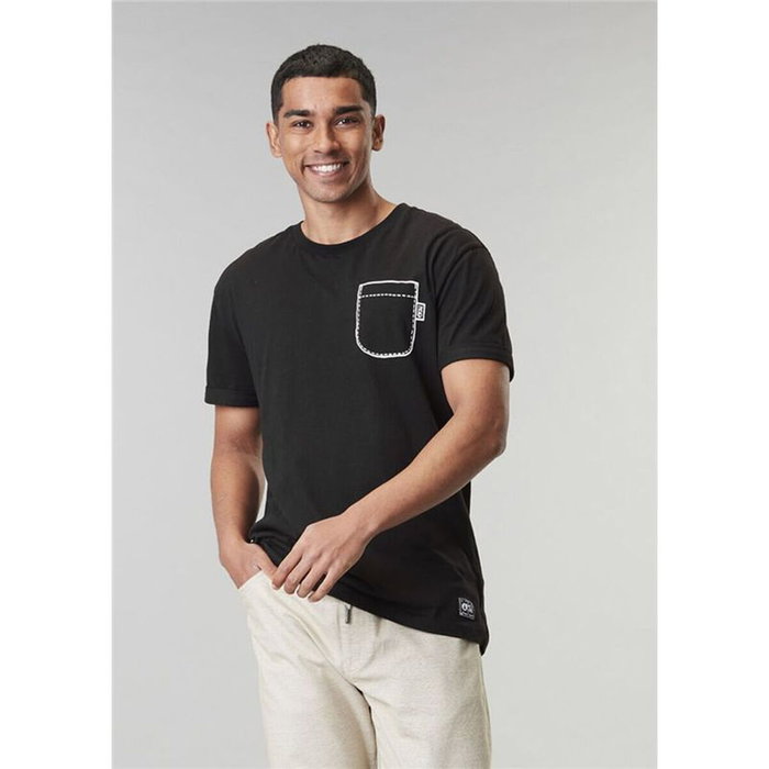Camiseta de Manga Corta Hombre Picture Deelwi Negro XS
