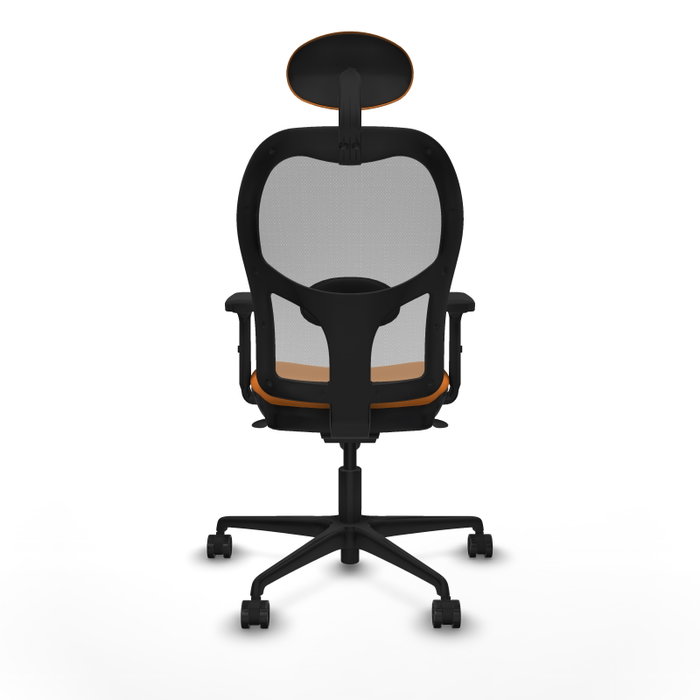 PIQUERAS Y CRESPO Silla de oficina Jorquera Naranja y Gris