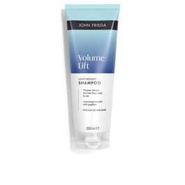 John Frieda Volume Lift Champú Volumen y Cuerpo 250 ml - Aumenta hasta 45% Volumen, Fórmula sin Siliconas para Cabello Fino y Teñido