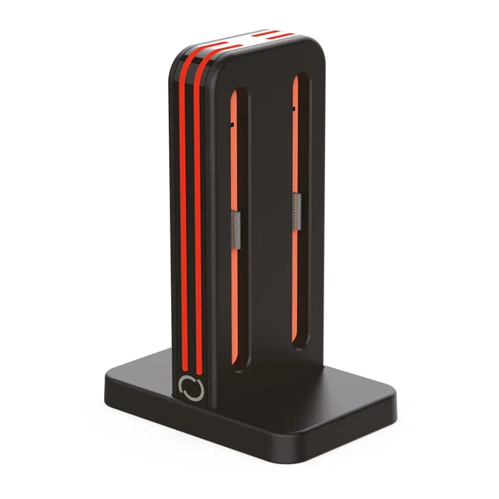 Blade Gaming BL1006 Base de Carga para 4 Joy-Con de Nintendo Switch 2, Estación de Recarga con 4 LEDs y Aviso Sonoro, Incluye Cable USB-C, Negro