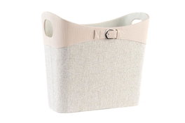 DKD Home Decor Revistero PU Lila con Hebilla