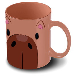 Oh My Pop! Taza Capibara 350ml Cerámica