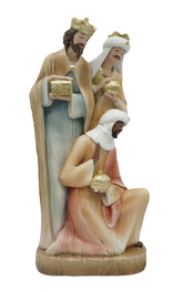 DKD Home Decor Figura de los Reyes de Oriente Multicolor