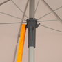 Aktive Sombrilla de playa naranja de 220 cm con colgador