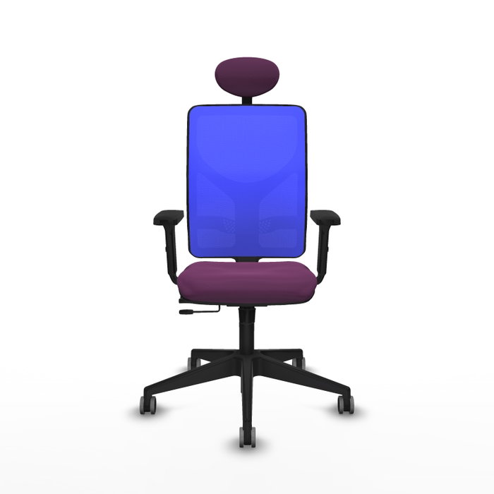 PIQUERAS Y CRESPO Silla de oficina Motilla con Mecanismo Sincro/Traslack, Morado y Azul PIQUERAS Y CRESPO Silla de oficina Motilla con Mecanismo Sincro/Traslack, Morado y Azul