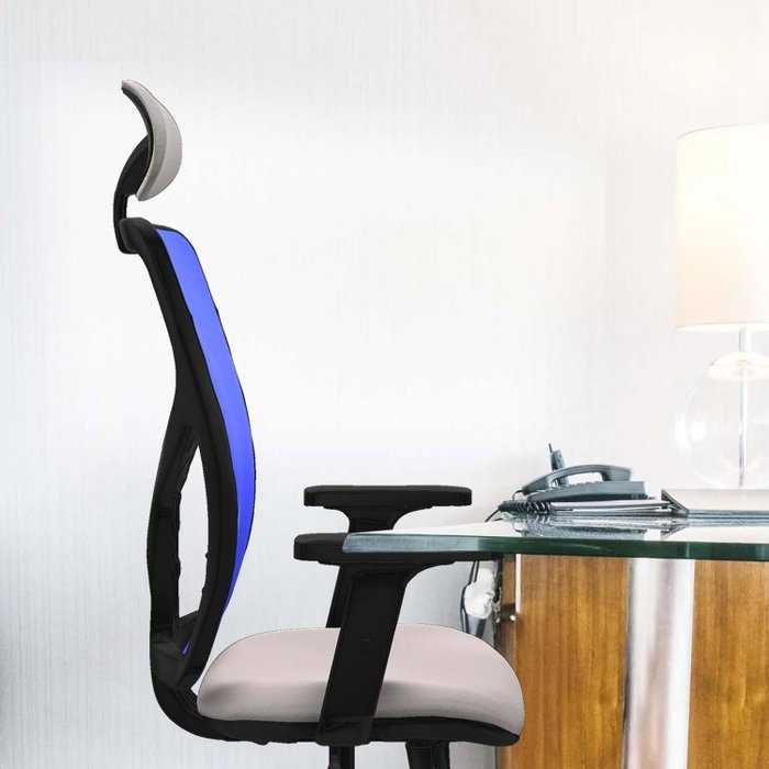 PIQUERAS Y CRESPO Silla de oficina Motilla con Mecanismo Sincro/Traslack, Morado y Azul PIQUERAS Y CRESPO Silla de oficina Motilla con Mecanismo Sincro/Traslack, Morado y Azul