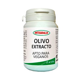INTEGRALIA Extracto de Olivo 60 Cápsulas Veganas, Ayuda a Mantener la Tensión en Niveles Normales