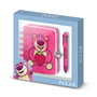Karactermania Pack de Diario Plush y Bolígrafo de 6 Colores Lotso Rosa
