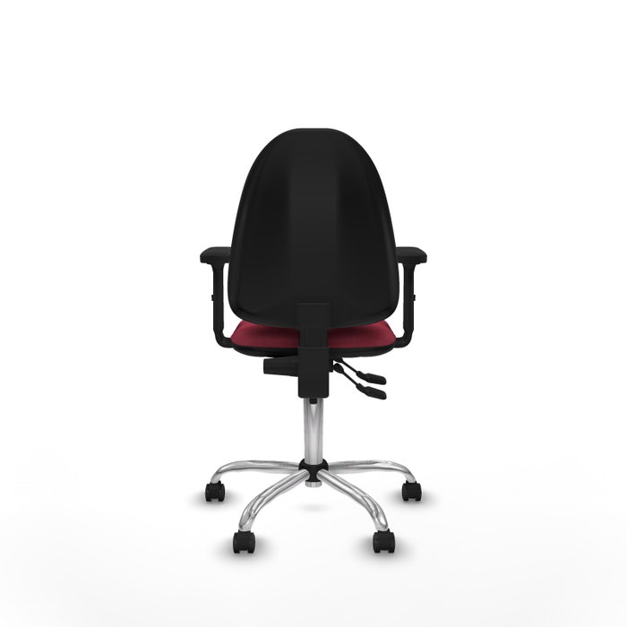 PIQUERAS Y CRESPO Silla de oficina Aýna Granate con Brazos 2D PIQUERAS Y CRESPO Silla de oficina Aýna Granate con Brazos 2D