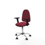 PIQUERAS Y CRESPO Silla de oficina Aýna Granate con Brazos 2D
