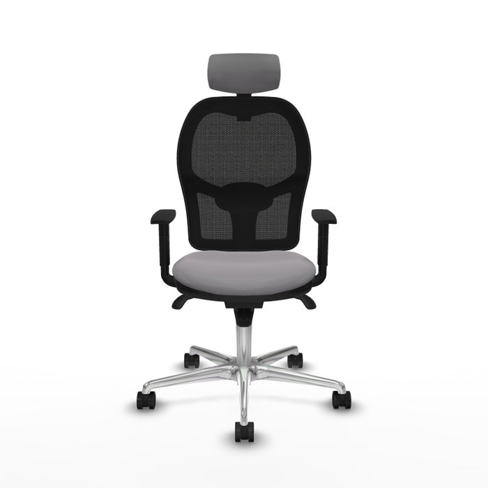 PIQUERAS Y CRESPO Silla de oficina Jorquera Gris y Negra