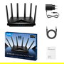 Cudy BE11000 Router Wi-Fi 7 Tribanda Mesh 2.5G Ethernet Negro