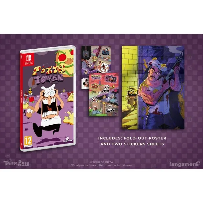 Just For Games Pizza Tower - Juego para Nintendo Switch