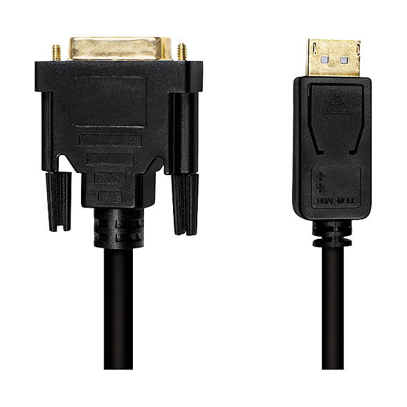 LogiLink CV0131 Cable DisplayPort a DVI 1.2, 2m, Negro LogiLink CV0131 Cable DisplayPort a DVI 1.2, 2m, Negro