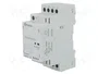 FINDER Contactor de Instalación Modular 4-polar 25A 24VAC/24VDC