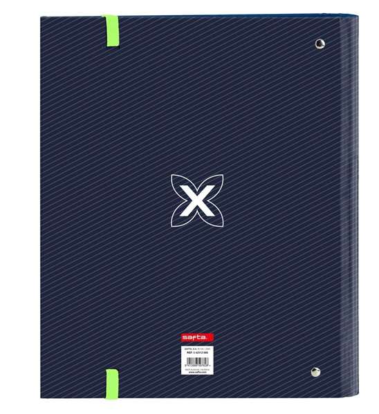 Carpeta de anillas Munich Blue indigo Azul 27 x 32 x 3.5 cm