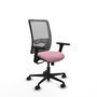PIQUERAS Y CRESPO Silla de oficina Zulema Rosa con Mecanismo Sincro