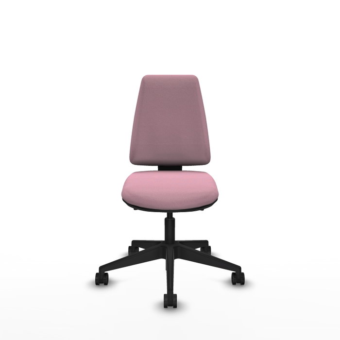 PIQUERAS Y CRESPO Silla de oficina Elche Rosa con mecanismo Asincro
