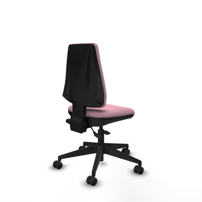 PIQUERAS Y CRESPO Silla de oficina Elche Rosa con mecanismo Asincro