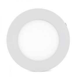 Plafón LED Circular 6W 600Lm 6000K Blanco Frío