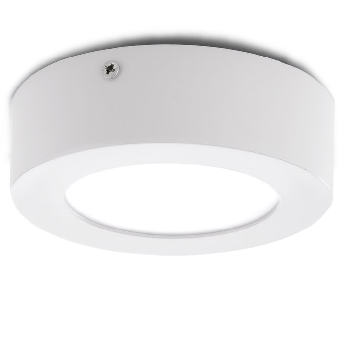 Plafón LED Circular Blanco Frío 6W 600Lm 6000K