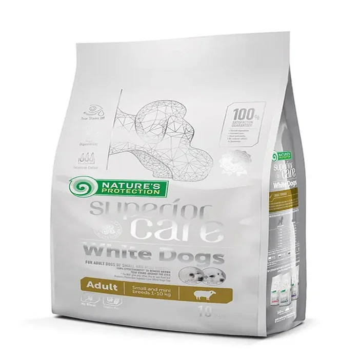 Nature's Protection White Dog Adult Small Breed Cordero 10kg Nature's Protection White Dog Adult Small Breed Cordero 10kg