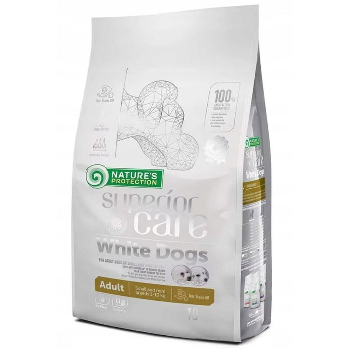 Nature's Protection White Dog Adult Small Breed Cordero 10kg