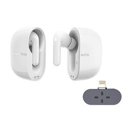 Timekettle M3 Auriculares con Traducción Offline Inalámbricos Bluetooth 5.2 para Llamadas/Música, Resistentes al Agua IPX4, 25h Batería, Blanco