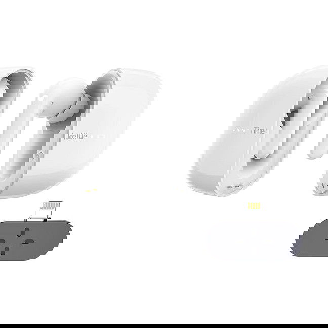 Timekettle M3 Auriculares con Traducción Offline Inalámbricos Bluetooth 5.2 para Llamadas/Música, Resistentes al Agua IPX4, 25h Batería, Blanco