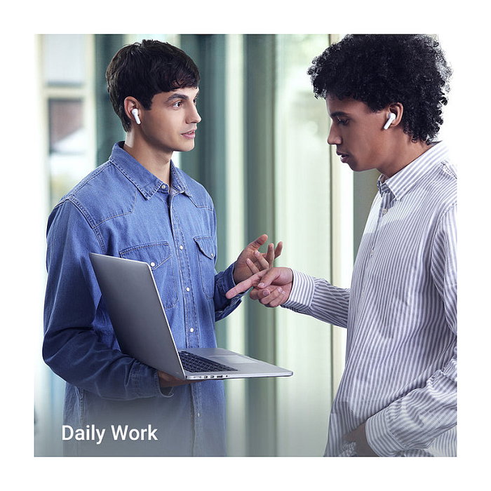 Timekettle M3 Auriculares con Traducción Offline Inalámbricos Bluetooth 5.2 para Llamadas/Música, Resistentes al Agua IPX4, 25h Batería, Blanco