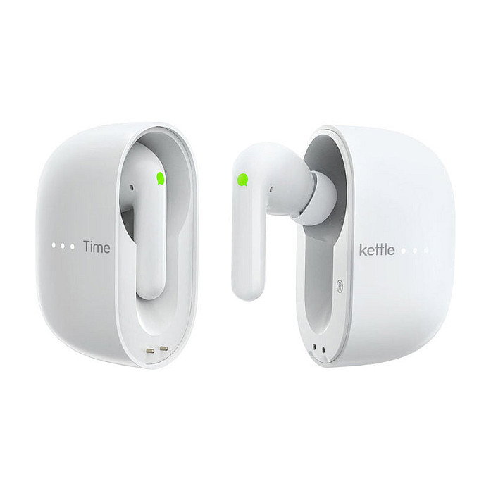 Timekettle M3 Auriculares con Traducción Offline Inalámbricos Bluetooth 5.2 para Llamadas/Música, Resistentes al Agua IPX4, 25h Batería, Blanco
